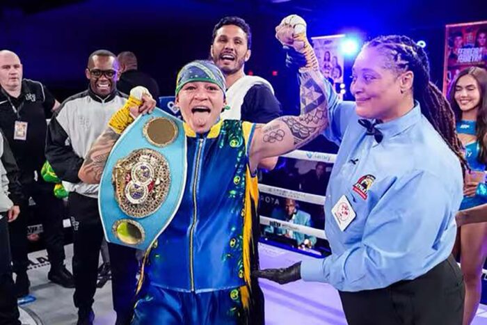 Bia Ferreira vence argentina e mantém cinturão mundial 1 Bia Ferreira. Foto Joseph Correa