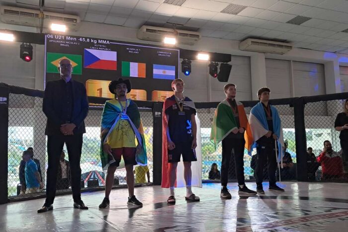 Jovem de Juiz de Fora é vice-campeão mundial de MMA 1 Nicolas MMA. Foto Arquivo pessoal