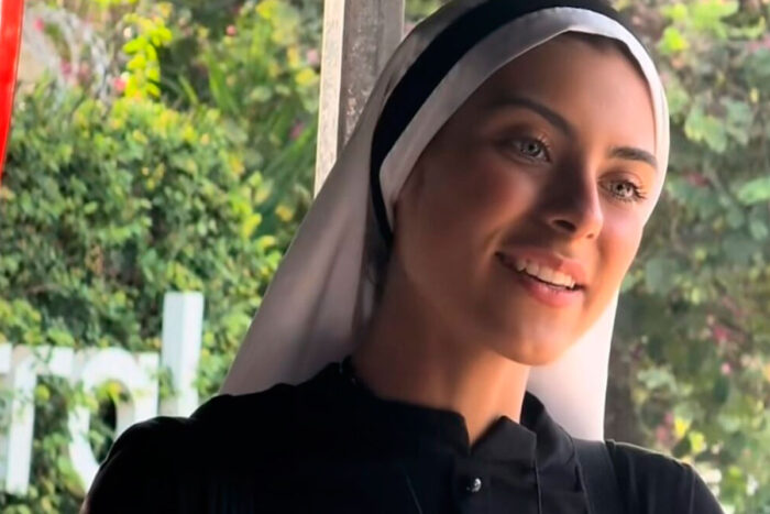 Natural de Minas, freira atua em congregação da Igreja Ortodoxa (Foto: Reprodução Redes Sociais)