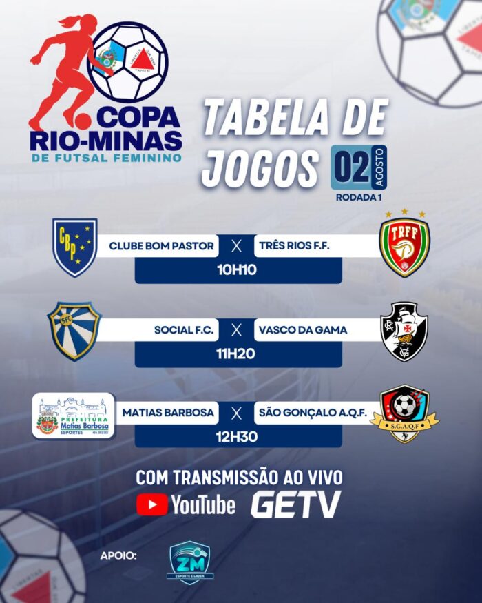 Copa futsal feminino 0 - divulgação Copa futsal feminino 0 - divulgação