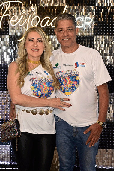 Coluna Cesar Romero –17 de julho de 2025 5 Joelma Castro e o tenente Afonso Celso Parreira do Nascimento FOTO FLAVIO MISHIMA