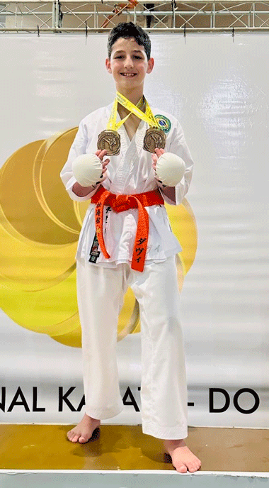 Coluna Cesar Romero –20 e 21 de julho de 2025 9 Medalha de ouro em Natal menino JF POR AI 180725 CR 1