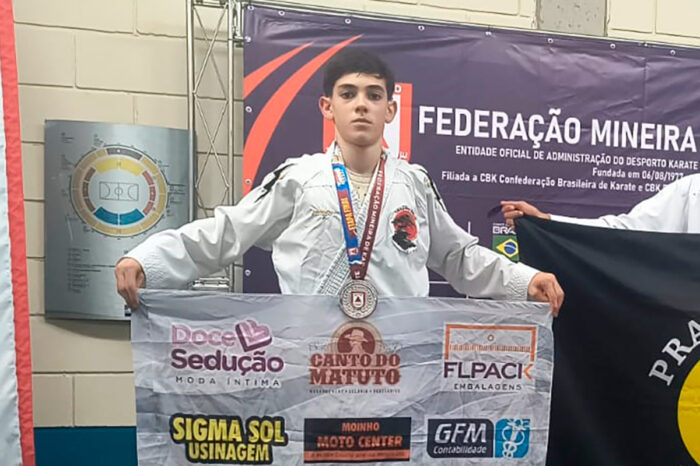 Juiz-forano é vice-campeão mineiro de karatê 1 Juiz-forano é vice-campeão mineiro de karatê