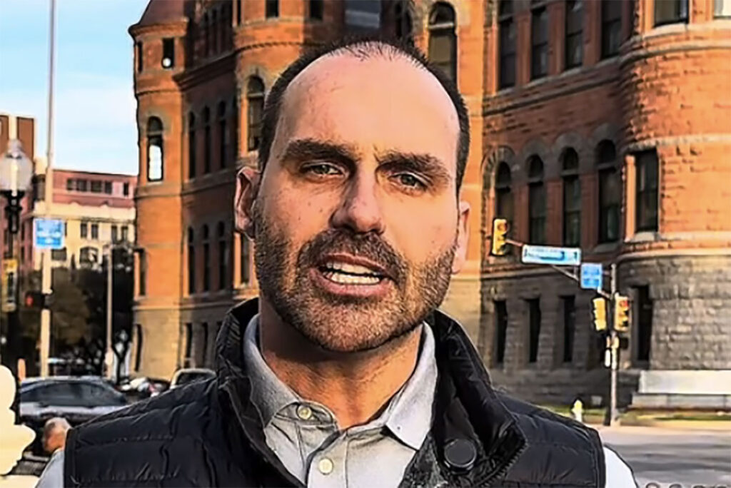 Eduardo Bolsonaro rebate críticas de Zema: 'turminha da elite financeira' 1 eduardo bolsonaro by reproducao instagram