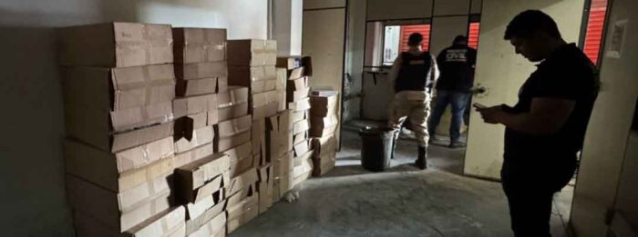 Depósito com R$ 13 milhões em cigarros ilegais é descoberto em Minas