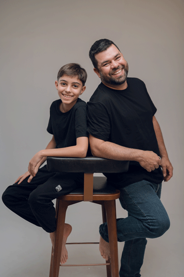 Coluna Cesar Romero – 10 e 11 de agosto de 2025 12 13 Fabiano Almeida e seu filho Gabriel