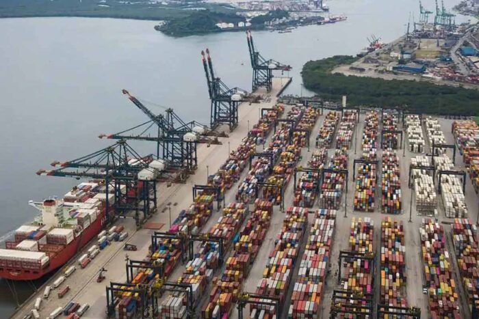 Tarifaço sobre parte de exportações brasileiras entra em vigor 1 Porto de Santos Porto de Santos Divulgacao