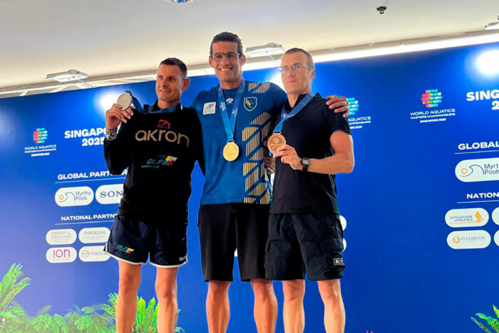 Atleta do Clube Bom Pastor é campeão mundial de natação em Singapura 1 Atleta do Clube Bom Pastor é campeão mundial de natação em Singapura
