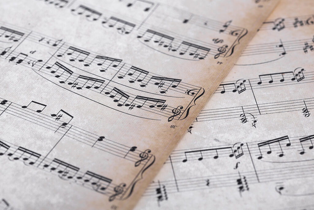 Abertas as inscrições para o XXI Encontro de Corais da Zona da Mata Mineira 1 close up music notes paper
