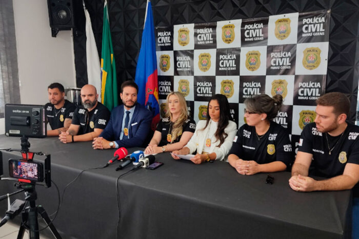 Brasileira suspeita de matar 5 filhos em cidade do interior de Minas é presa em Portugal 1 coletiva pcmg mulher suspeita matar 5 filhos
