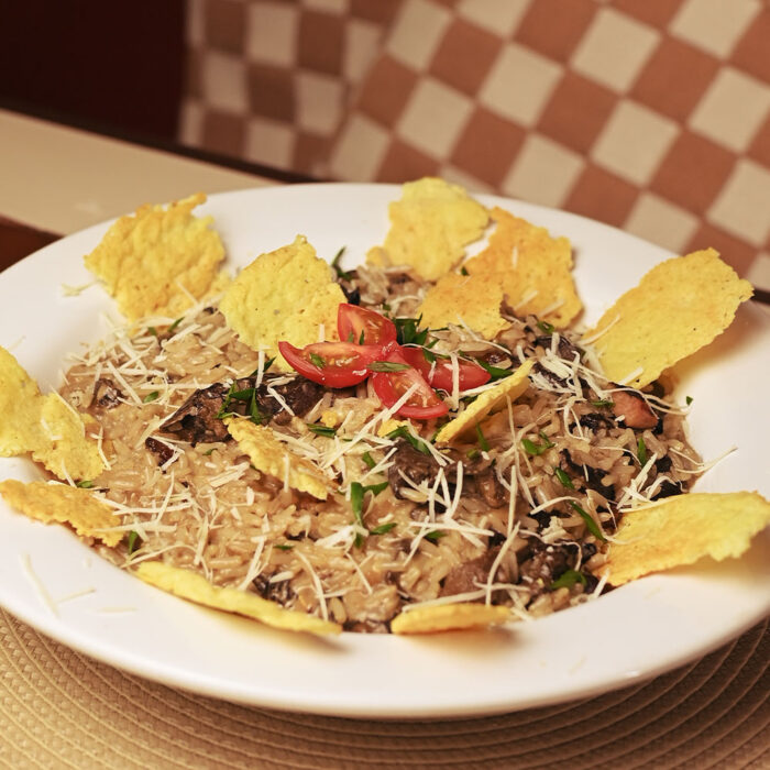 Guia JF Sabor 2025: conheça os pratos participantes da 23º edição do evento 38 38 Restaurante Trem da Terra RISOTO DE FUNGHI MINEIRO