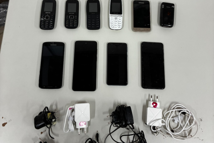 Celulares no Ceresp Sejusp