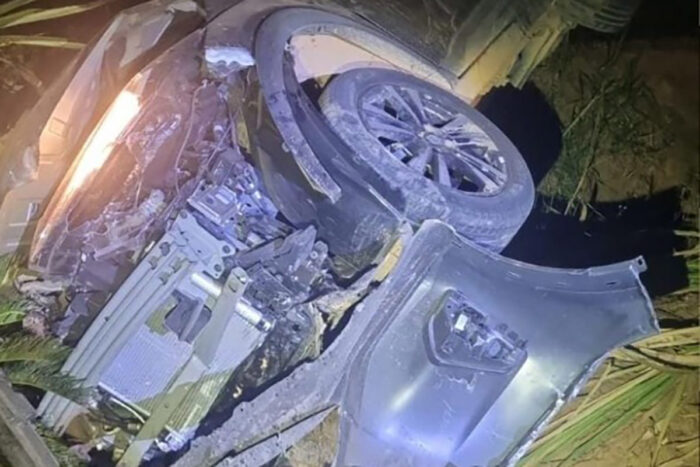 Homem é preso após capotar carro clonado