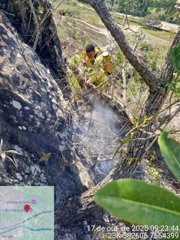 Serra de São José: incêndios voltam a mobilizar brigadistas e bombeiros na APA 1 5156933392719874926