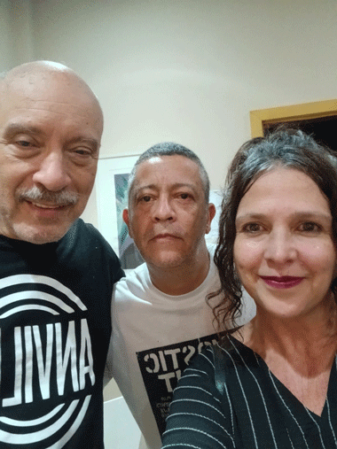Edgard Scandurra Alex Aguiar e Kitty Kiffer show do Ira 191025 Giglia