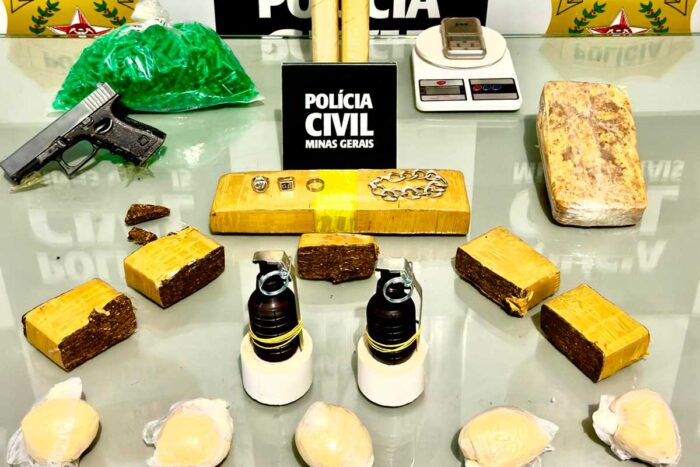 Polícia Civil apreende drogas e granadas e prende suspeito em cidade da Zona da Mata 1 Polícia Civil apreende drogas e granadas e prende suspeito em cidade da Zona da Mata