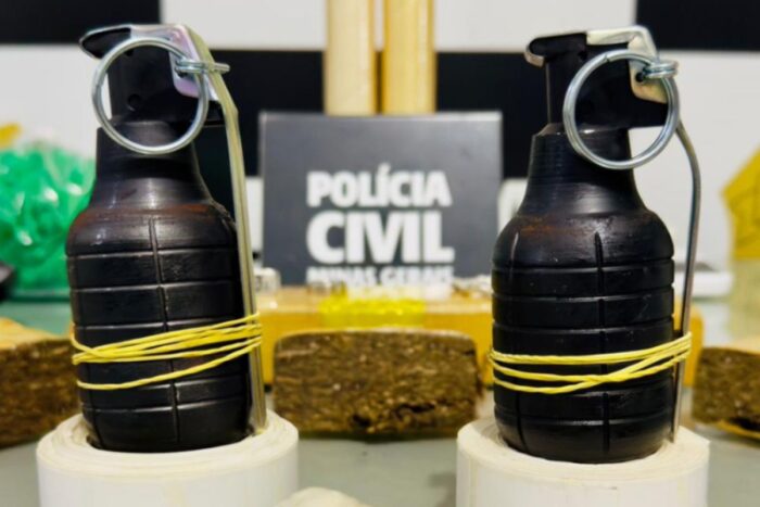 Granadas apreendidas pela Polícia Civil são detonadas após avaliação de risco 1 Granadas apreendidas em Ubá são detonadas após avaliação de risco