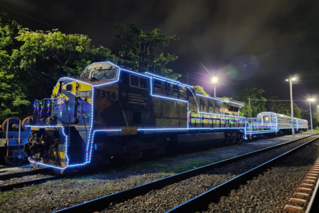Veja quando o Trem de Natal da MRS passa por Juiz de Fora e cidades vizinhas 1 Trem de Natal Divulgacao