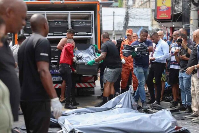Polícia identifica 117 mortos em operação no Rio e diz que 95% tinham 'ligação com o CV' 1 megaoperação contenção rj