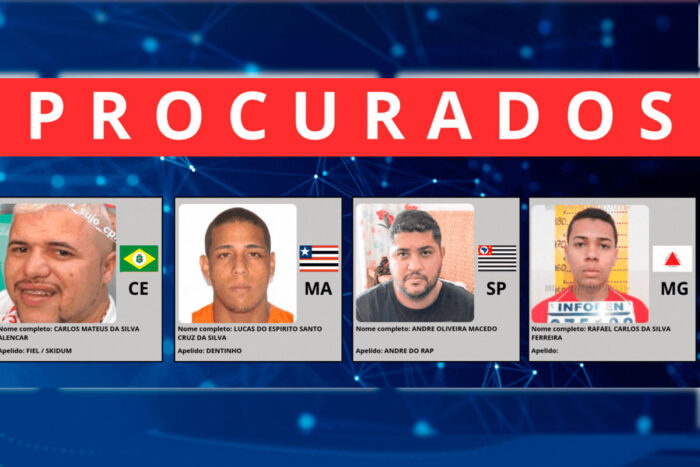 Governo lança site com lista dos 216 foragidos mais procurados do país 1 foragidos mais procurados do país