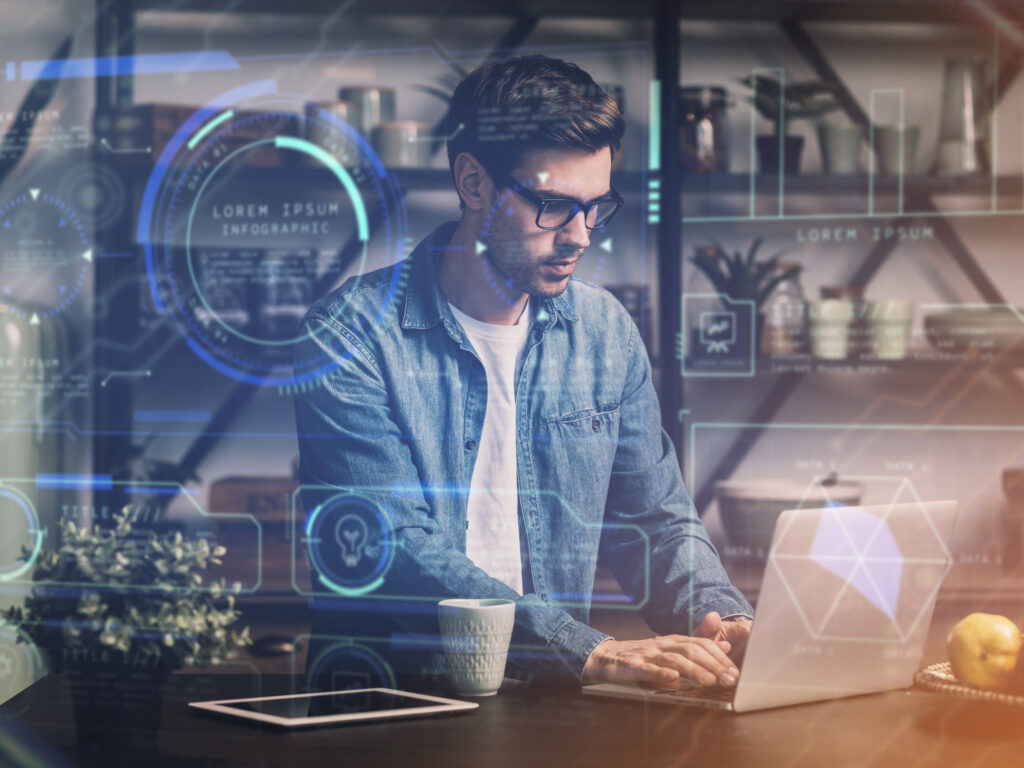 Como manter relevância quando a tecnologia muda mais rápido que você 1 person working html computer
