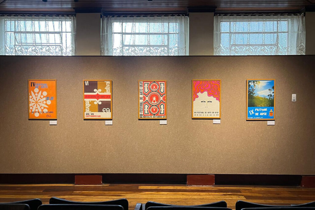 Mostra revisita cartazes históricos dos Festivais de Arte da UFJF 2 Foto 1