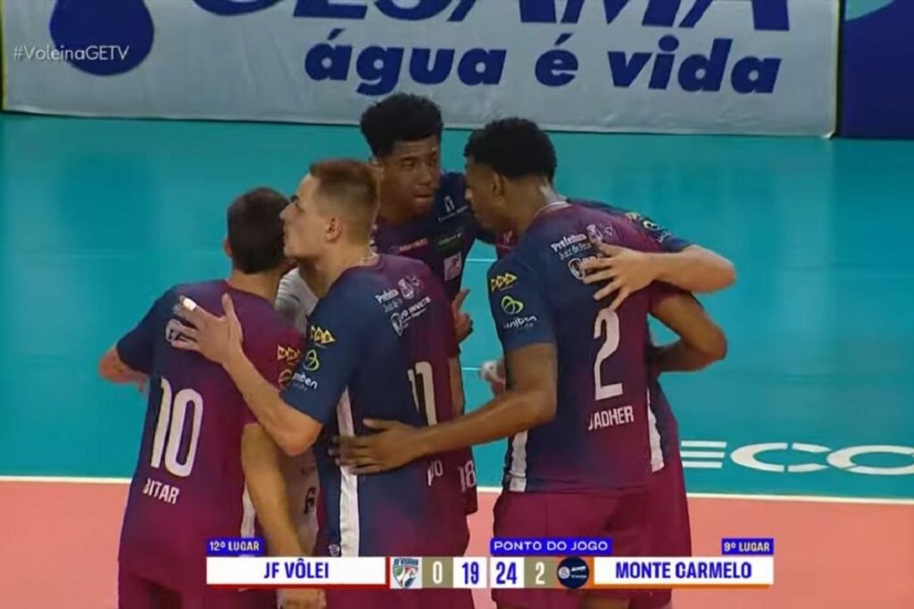 JF Vôlei perde para o Monte Carmelo e chega à 12ª derrota na Superliga 1 jf vôlei