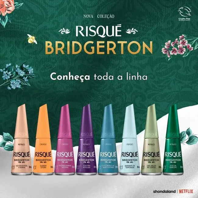 esmalte risque colecao bridgerton