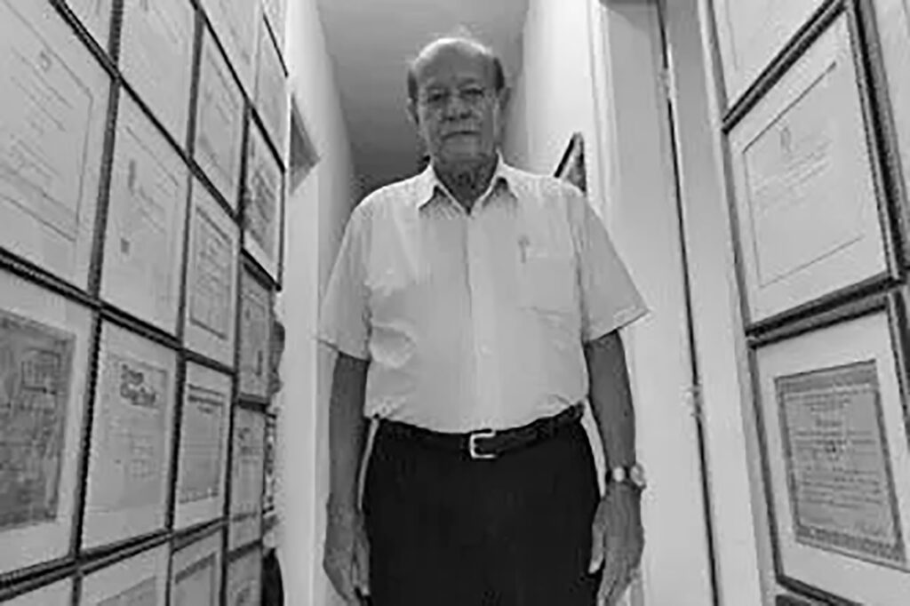 Morre Octacilio Pereira do Valle, ex-presidente do Sindicato de Hotéis, Bares e Restaurantes de Juiz de Fora