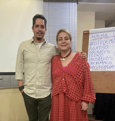 Corpo Freudiano Felipe Castelo Branco e a presidente Regina Castelo 230226 Giglia 1