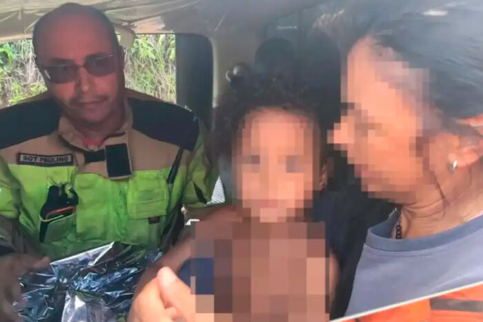 Menina desaparecida em Jeceaba é encontrada com vida após 48 horas de buscas 1 menina desaparecida