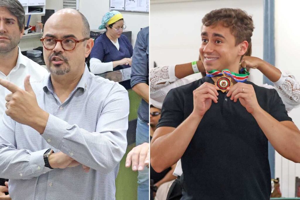 Mateus Simões e Nikolas Ferreira anunciam obras de R$ 100 milhões em visita a Juiz de Fora e região 1 Mateus Simões e Nikolas Ferreira anunciam obras de R$ 100 milhões em visita a Juiz de Fora e região