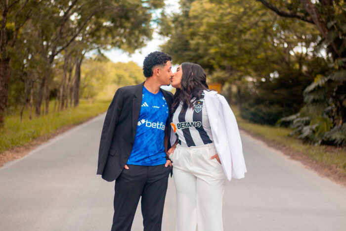 Final do Campeonato Mineiro: casal formado por cruzeirense e atleticana vive a expectativa de mais um clássico 1 Final do Campeonato Mineiro: casal formado por cruzeirense e atleticana vivem a expectativa de mais um Clássico