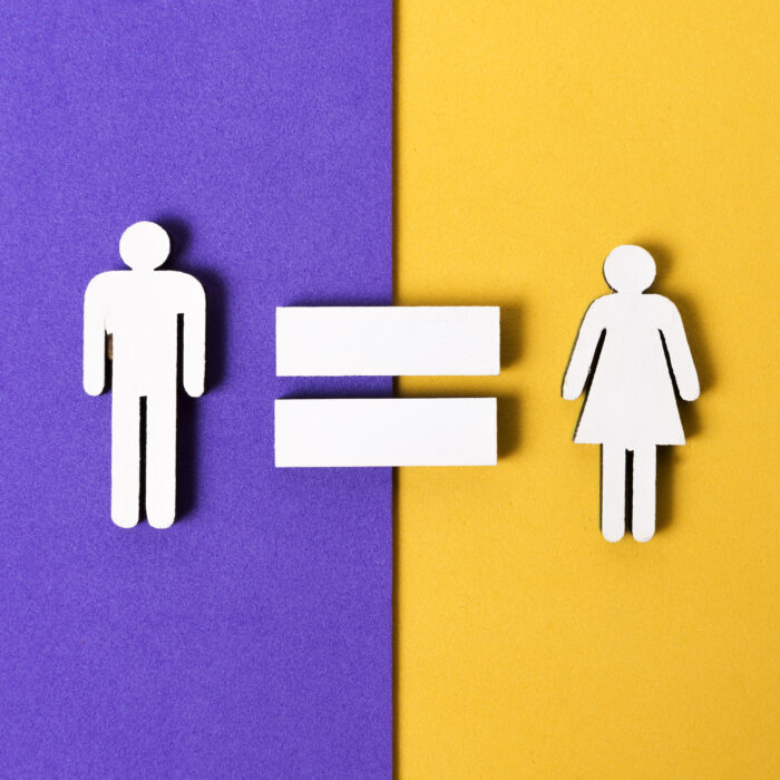 equality man woman flat lay 1