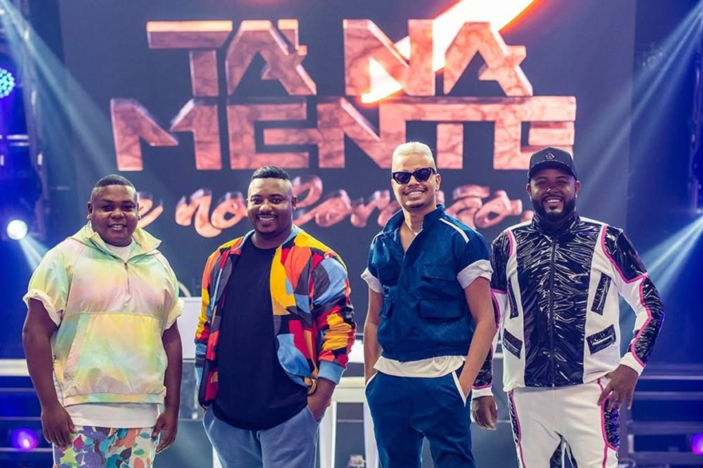 'O amor nunca sai de moda': Tá Na Mente defende romantismo como essência do pagode 1 Com mais de duas décadas de carreira, o Tá Na Mente prepara o audiovisual “Essência”, projeto que reúne inéditas e releituras da própria trajetória (Foto: Reprodução)