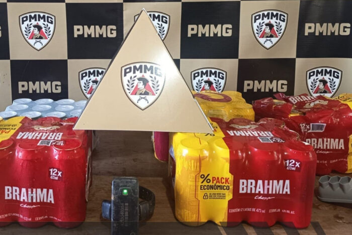 Suspeitos de furto de cerveja e eletrodomésticos são presos em Rio Pomba