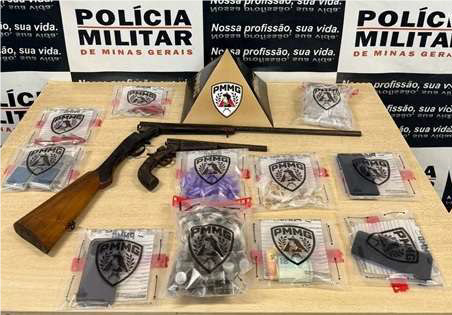 Três homens são presos com espingarda em cidade mineira 1 WhatsApp Image 2026 04 09 at 14.42.41