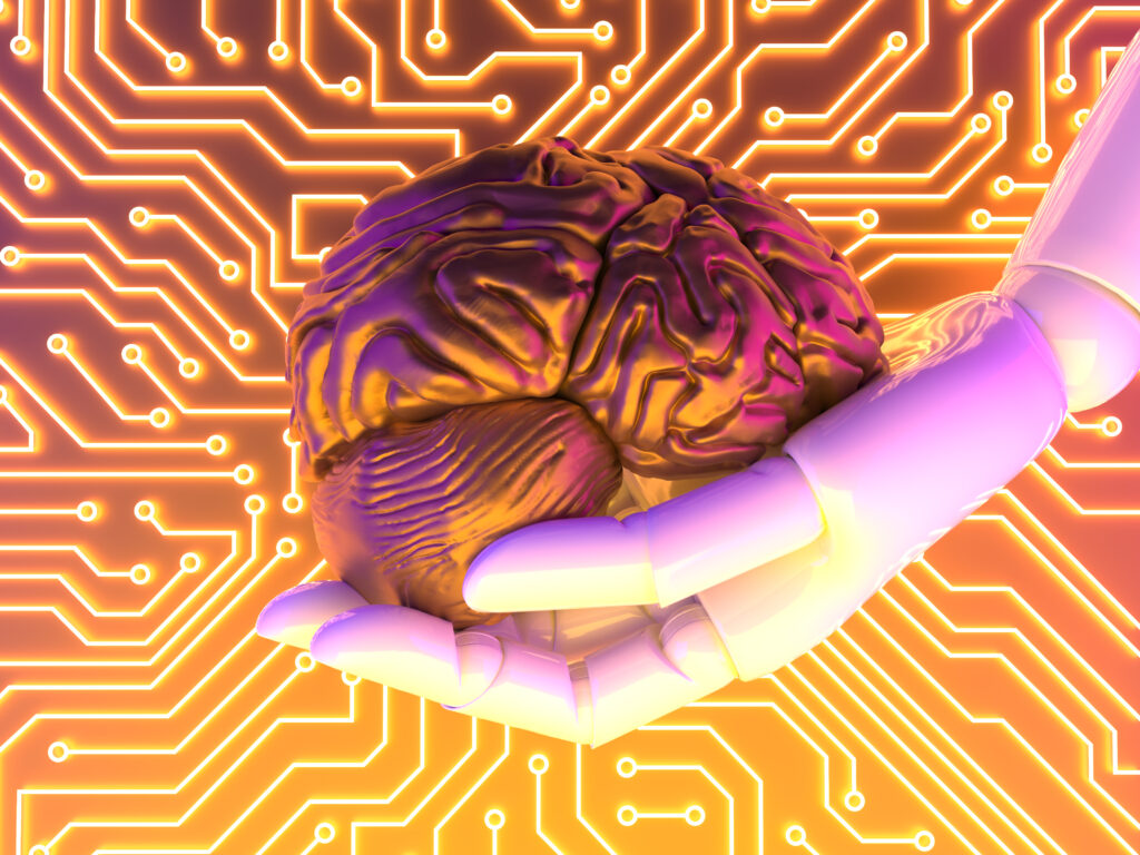 Que IA devemos usar? 1 ai cloud concept with brain