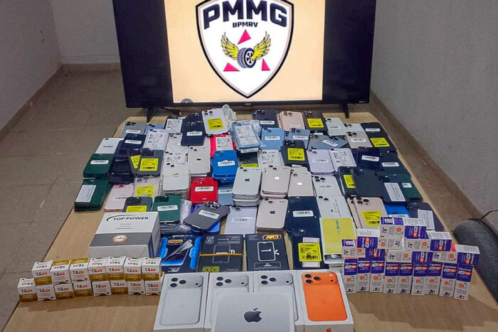 Polícia apreende quase R$ 1 milhão em celular e ‘Mounjaro’ do Paraguai 1 apreensao 1