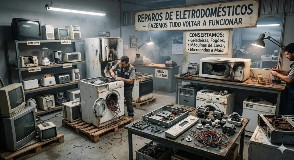 eletrodomesticos estragados