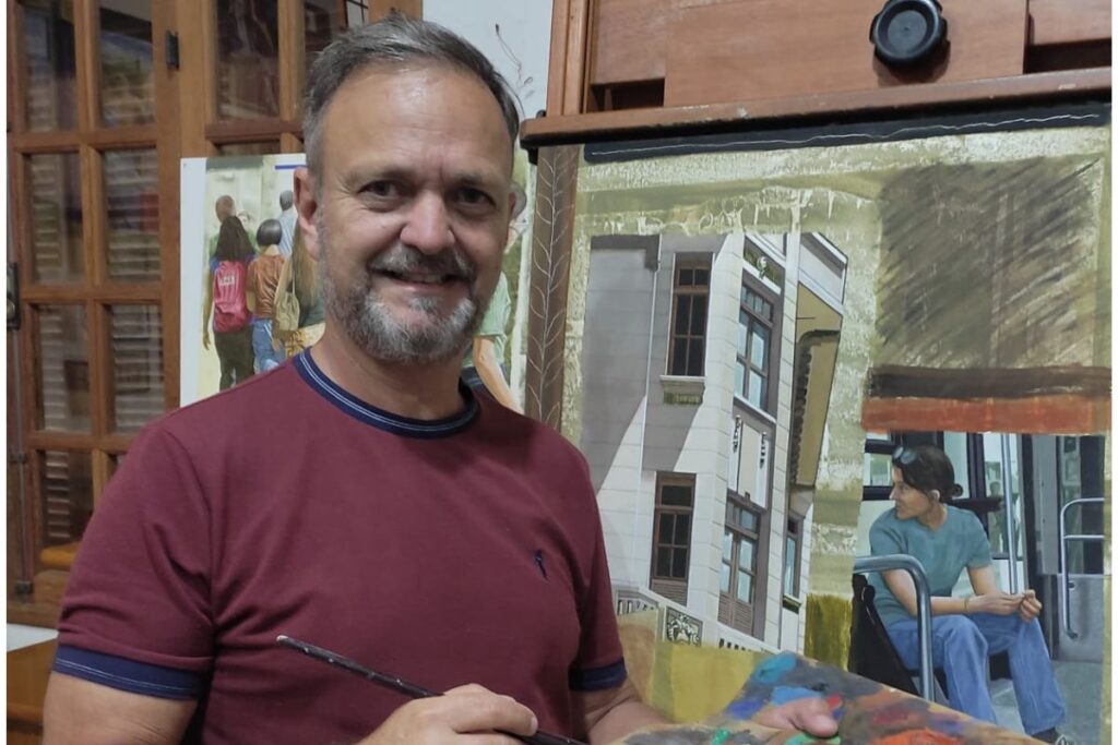 Henrique Lott leva arte de Juiz de Fora a galeria em Paris