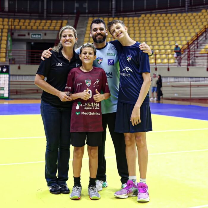 Esportista, árbitra e mãe de atletas: Luciana Carneiro fala sobre família e rotina no esporte 1 Luciana Carneiro foto Marcelo Costa