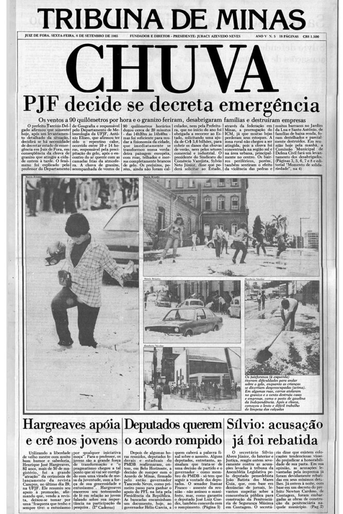 Negligências ao longo da história de JF, e a reconstrução após as chuvas 2 chuva