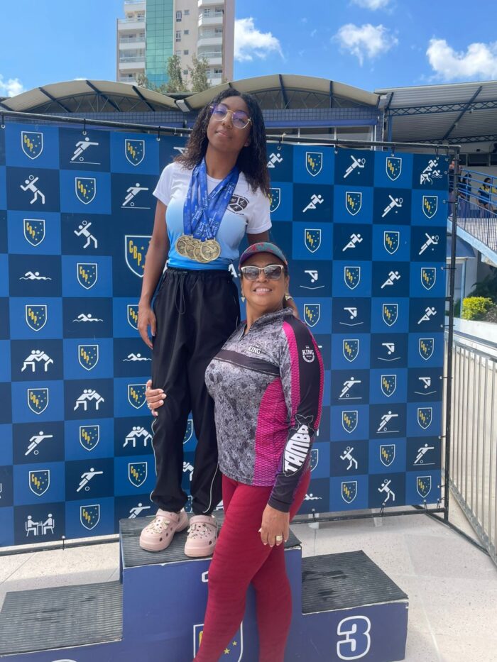 Histórias de João Caniato e Gabryelle Silva mostram o papel das mães na formação esportiva 4 dia da maes gabryelle. foto arquivo pessoal