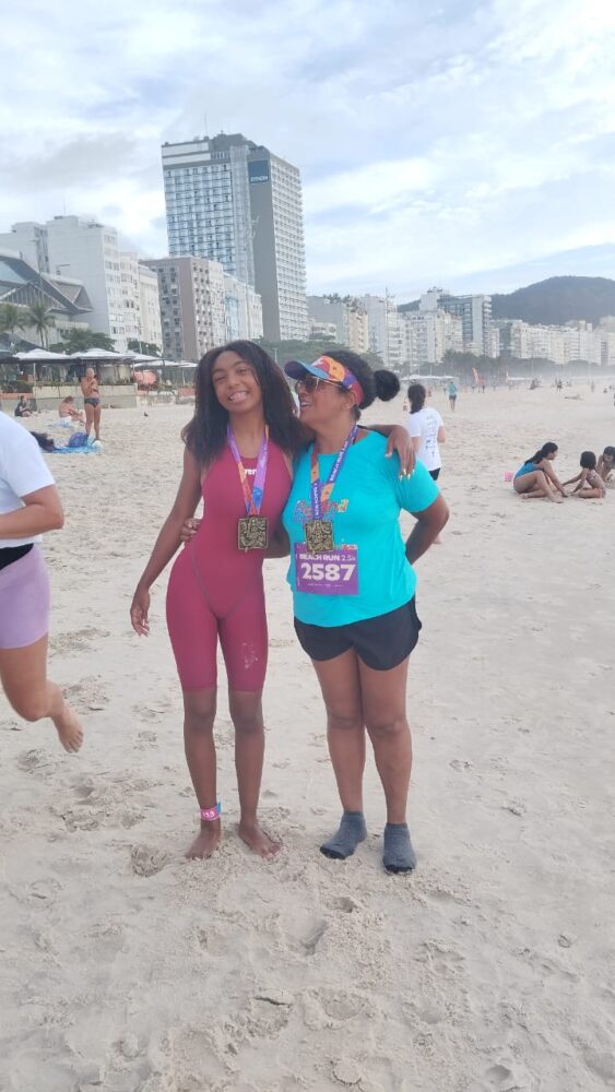 Histórias de João Caniato e Gabryelle Silva mostram o papel das mães na formação esportiva 3 Rosãngela é combustível para Gabryelle seguir o sonho (Foto: Arquivo pessoal)