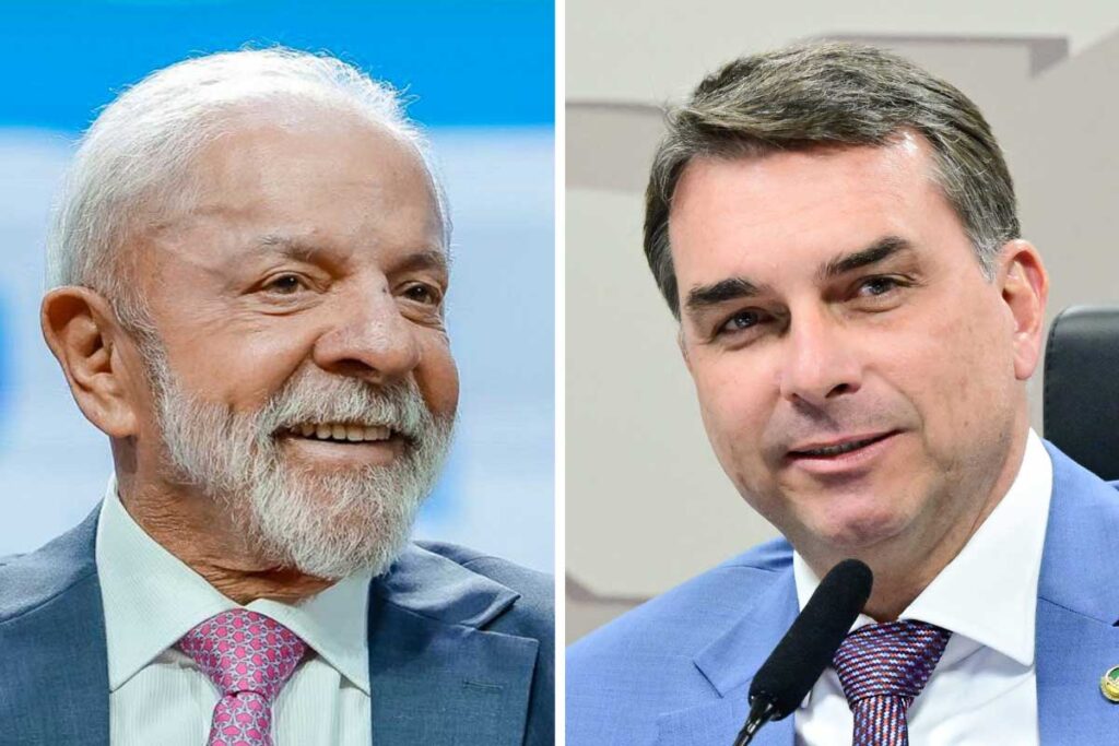 Lula e Flávio Bolsonaro, eleições 2026