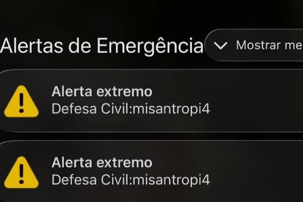 Misantropia: entenda o termo enviado em alerta falso da Defesa Civil 2 Misantropia: entenda o termo enviado em alerta falso da Defesa Civil