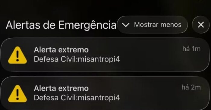 Misantropia: entenda o termo enviado em alerta falso da Defesa Civil 1 Misantropia: entenda o termo enviado em alerta falso da Defesa Civil
