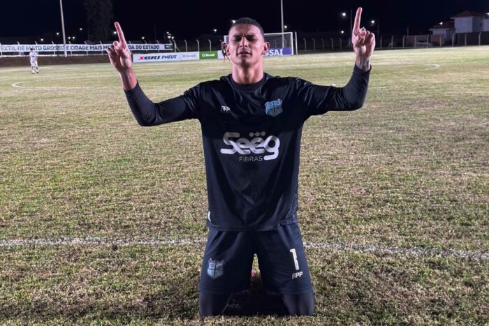 Goleiro juiz-forano conquista acesso à elite do futebol mato-grossense 2 esio foto arquivo pessoal