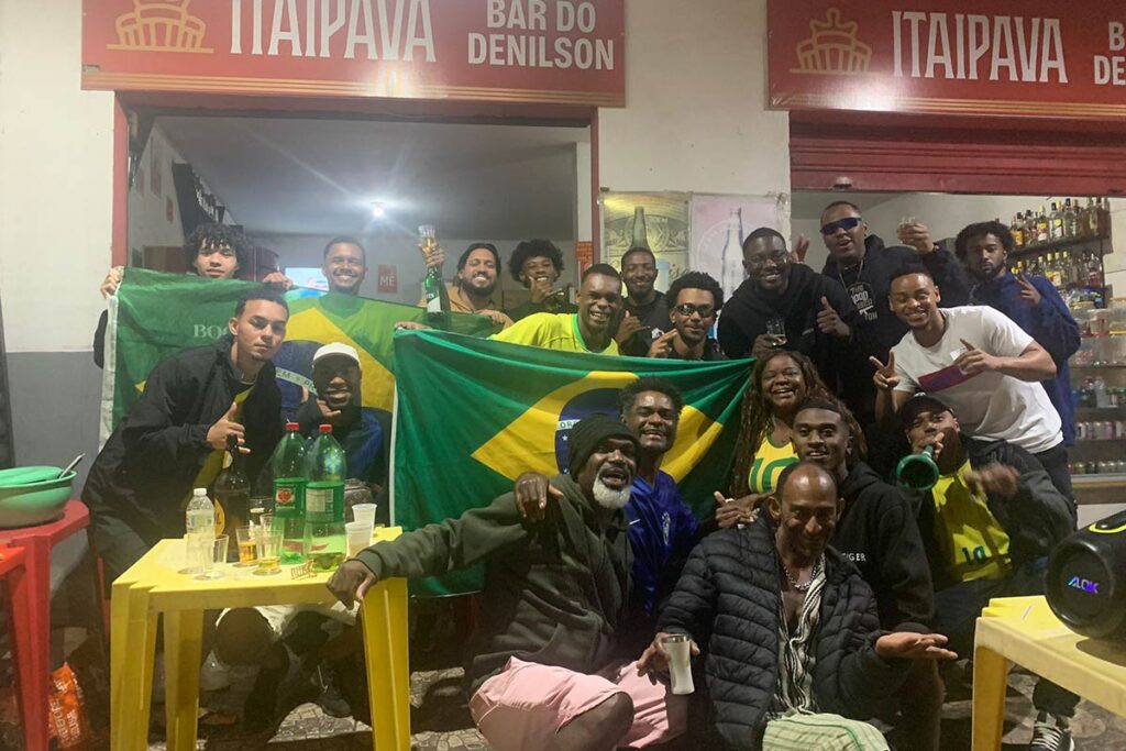 México, bar e feijoada: como juiz-foranos assistiram ao empate do Brasil contra o Marrocos 5 jogo copa foto arquivo pessoal 1